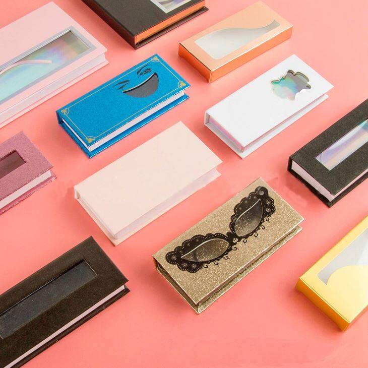 Pink Color Eyelashes Packaging (2)