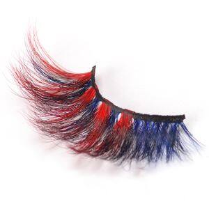 Цветные ресницы из натуральной норки длиной 25 мм