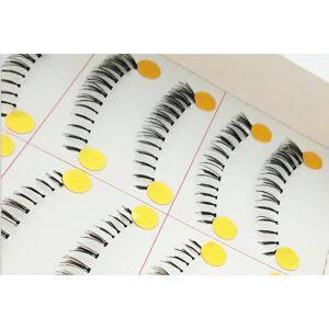 Прозрачные нижние ресницы ручной работы