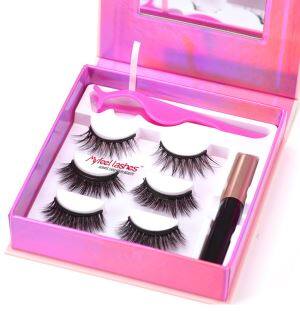 Özel Eyeliner'li Manyetik Kirpikler