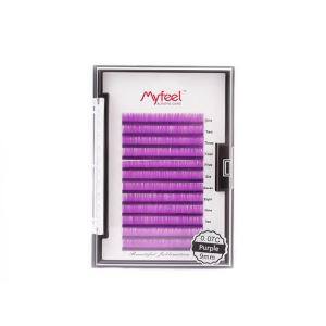 রেনবো রঙ পৃথক ল্যাশে এক্সটেনশন