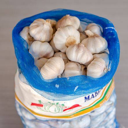 Lose Verpackung Lila Knoblauch