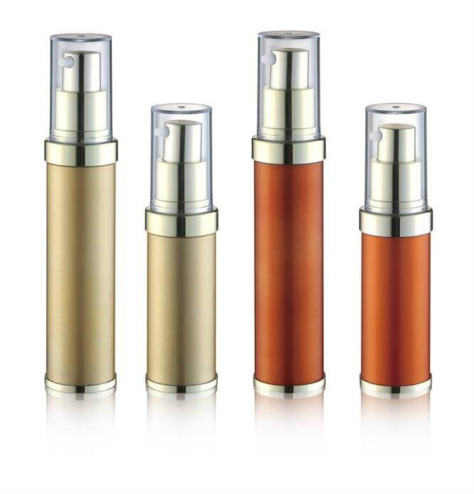 10毫升无气泵瓶,带银色瓶盖