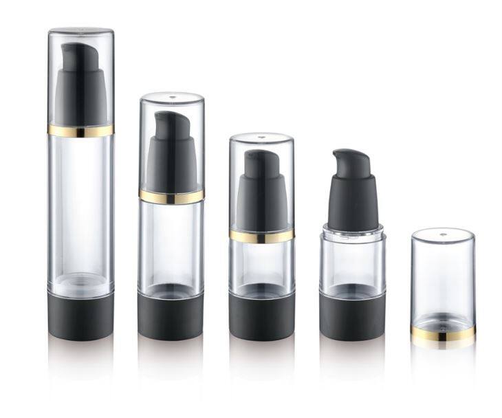 Matte Black Airless Pump Bottle