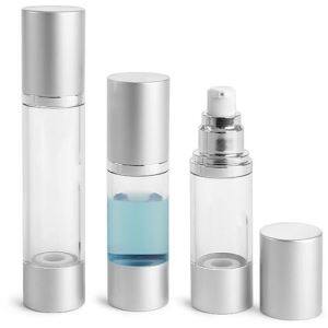 2 Oz Airless Pump Bottle With Aluminum Cap