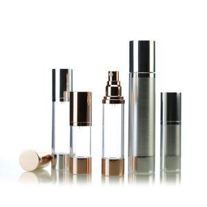 50ml Airless Pump Bottle With Aluminum Lid