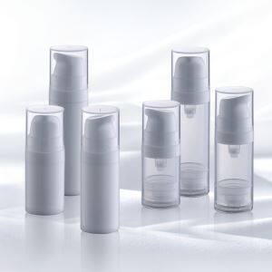 5ml 10ml 15ml Airless Pump Bottle Clear Pp