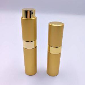 Gold Arrival Spray Glass Airless Pump Bottle