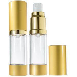 Gold Matte Airless Pump Bottle