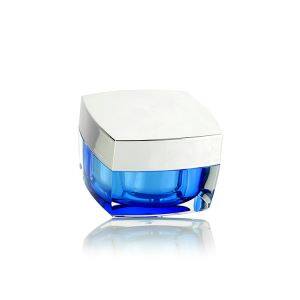 Luxury 15g 30g 50g 100g Square Acrylic Cosmetic Empty Cream Jar
