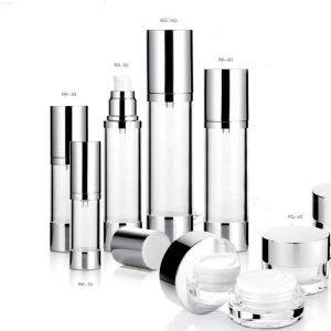 Luxury Airless Pump Bottle 15ml With Aluminum Cap