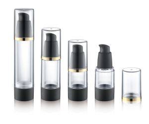 Matte Black Airless Pump Bottle