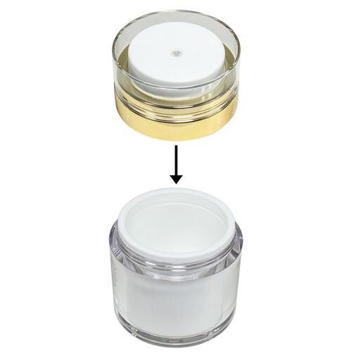 Teal Airless Pump Bottle Refillable Cosmetic 30ml 50ml 100ml