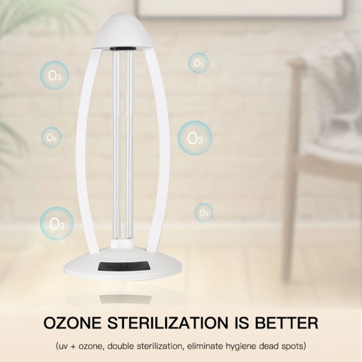 38W Uv Disinfection Germicidal Lamp With Remote For Home Room