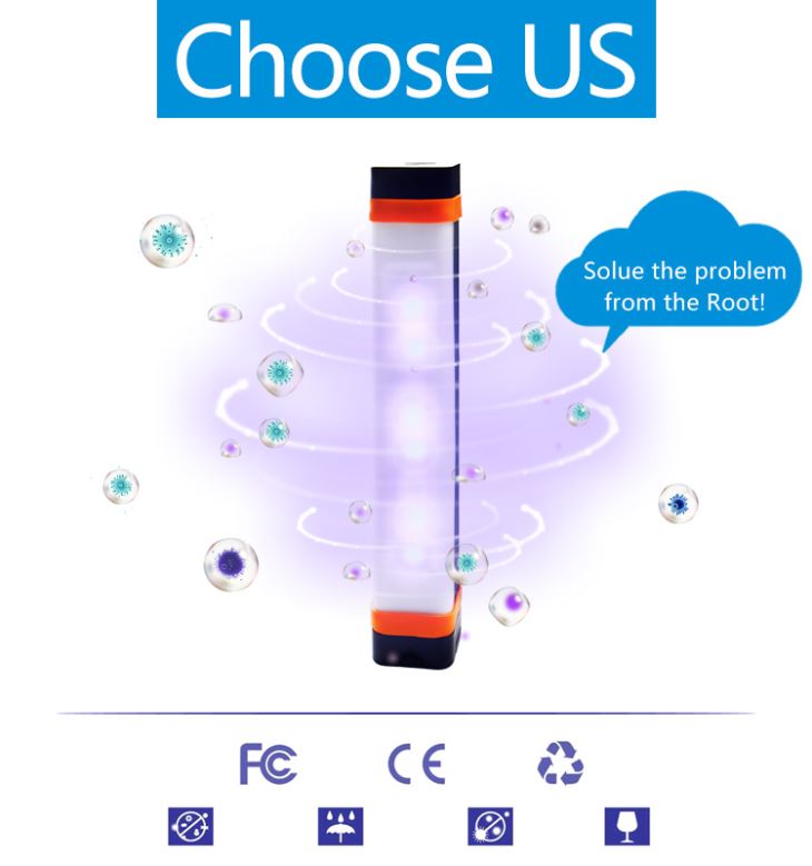 Harmless 4W Without Mercury Household Germicidal Lamp Uvc Led