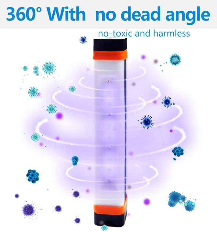 Non Toxic Harmless School Household Uvc Led Lamp Sterilization