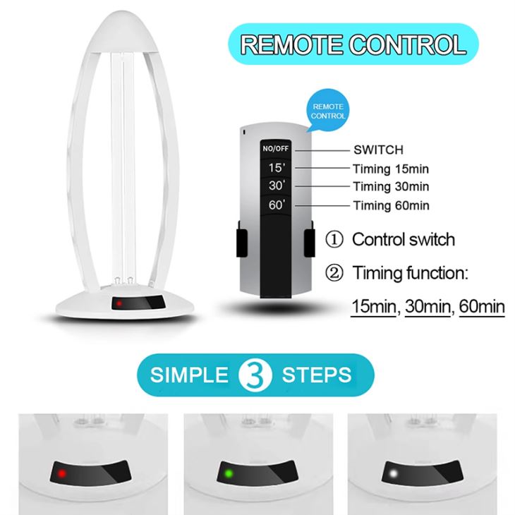 Virus Killer UV Sanitizer Lamp Hotel Ozone Sterilizer UV Light