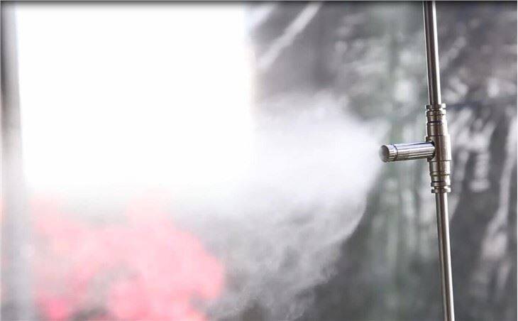 Misting System For Disinfection Channel Disinfection Tunnel And Disinfectant Spray