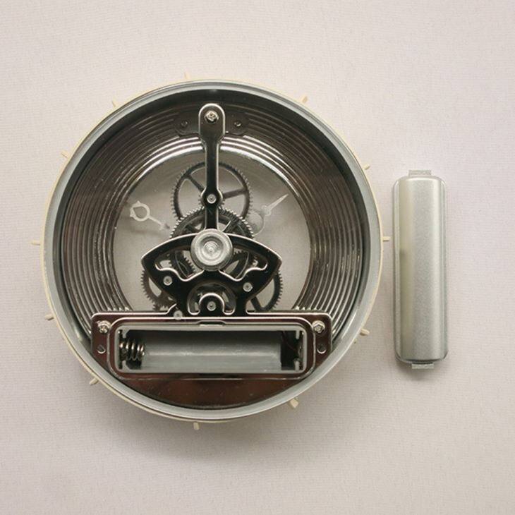 97mm Metal Sliver Skeleton Clock Insert