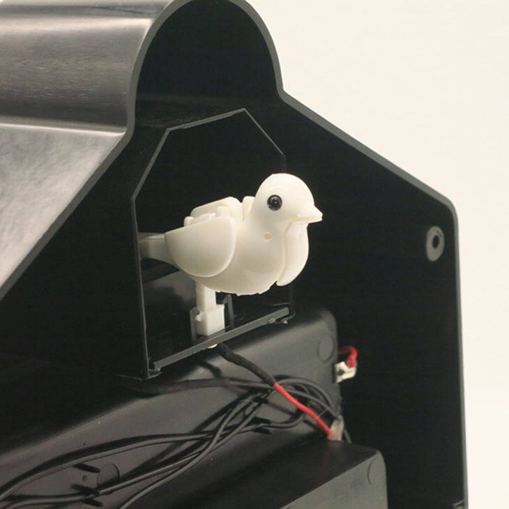 Black Cuckoo Wall Clock Movement