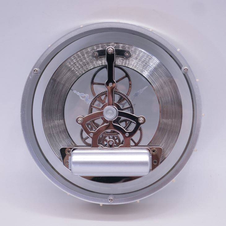 Diameter 149mm Silver Skeleton Wall Clock Insert