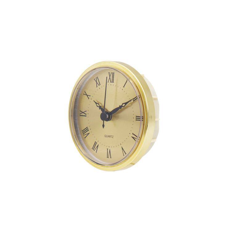 Diameter 90mm All Gold Roman Wall Clock Insert
