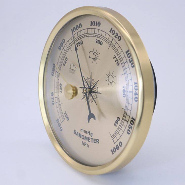 Diameter 90mm Gold Arabic Barometer