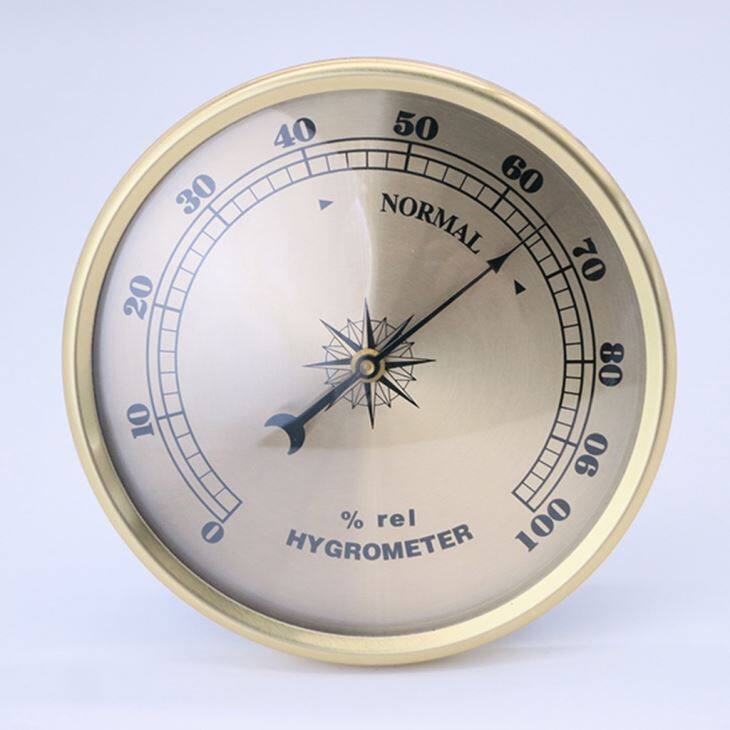 Diameter 90mm Gold Arabic Hygrometer
