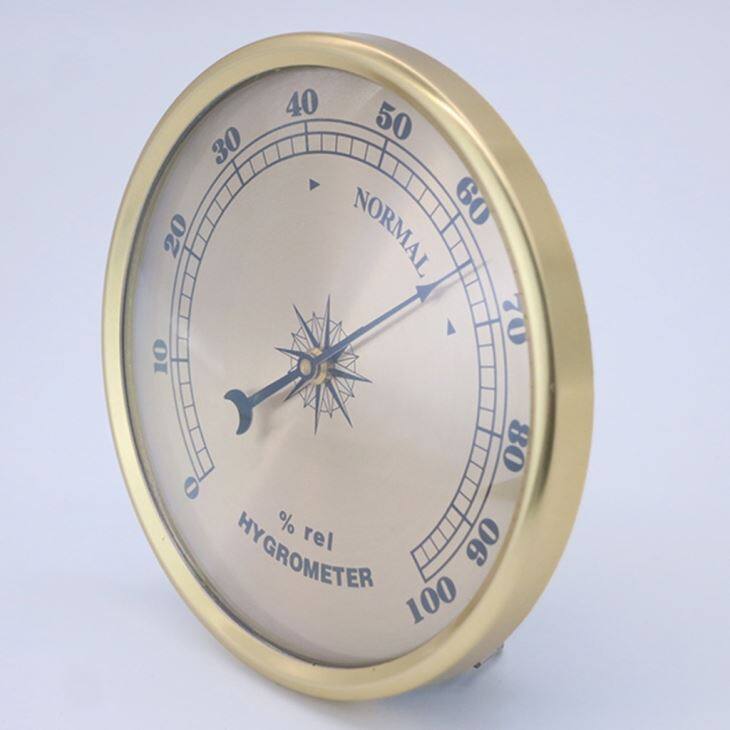 Diameter 90mm Gold Arabic Hygrometer