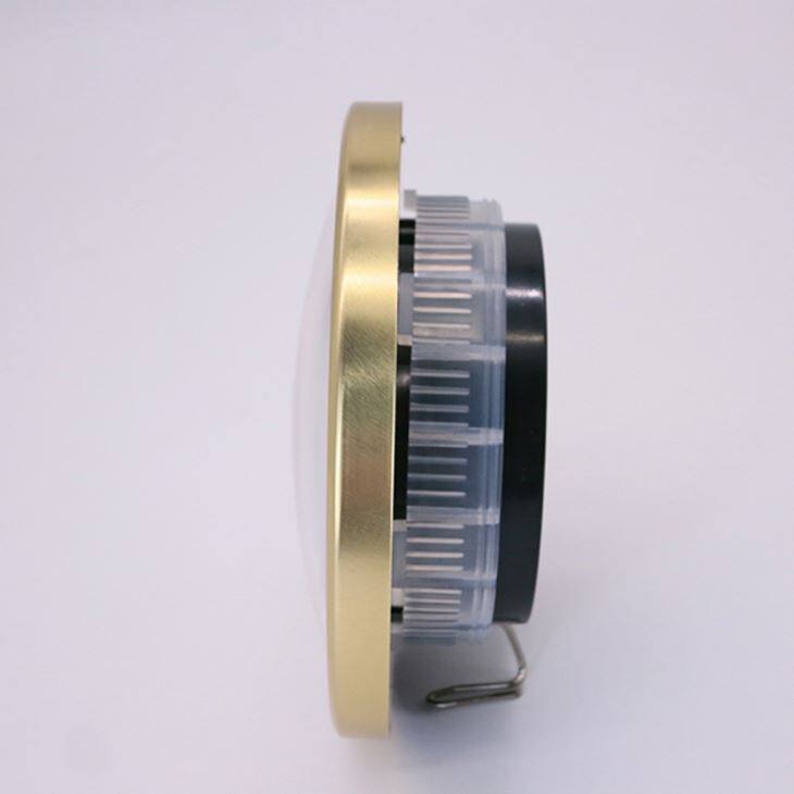 Diameter 90mm Gold Arabic Thermometer