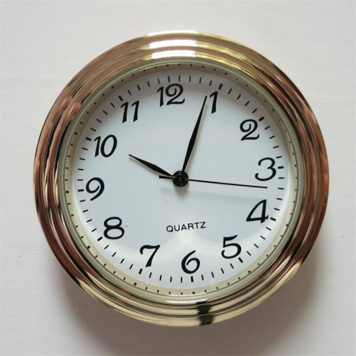 Good Quanlity Diameter 41mm Gold Frame Clock Insert