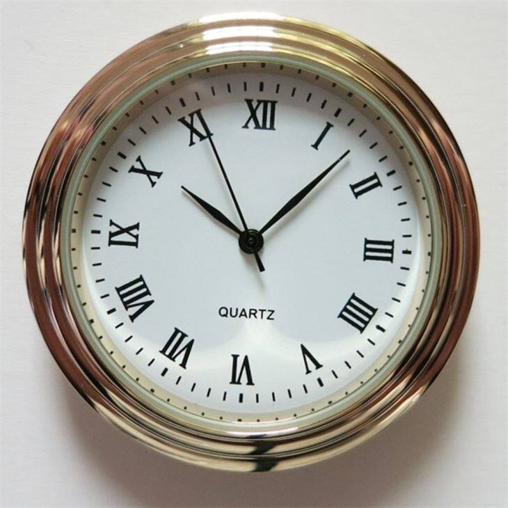 Good Quanlity Diameter 41mm Gold Frame Clock Insert