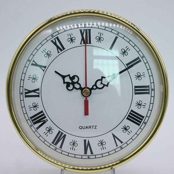 Size 160mm Gold Frame Wall Clock Insert