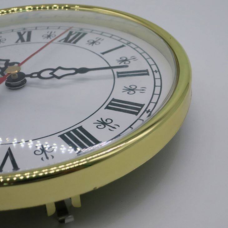 Size 160mm Gold Frame Wall Clock Insert