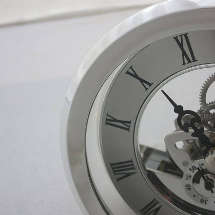 103mm Metal Sliver Skeleton Clock Insert