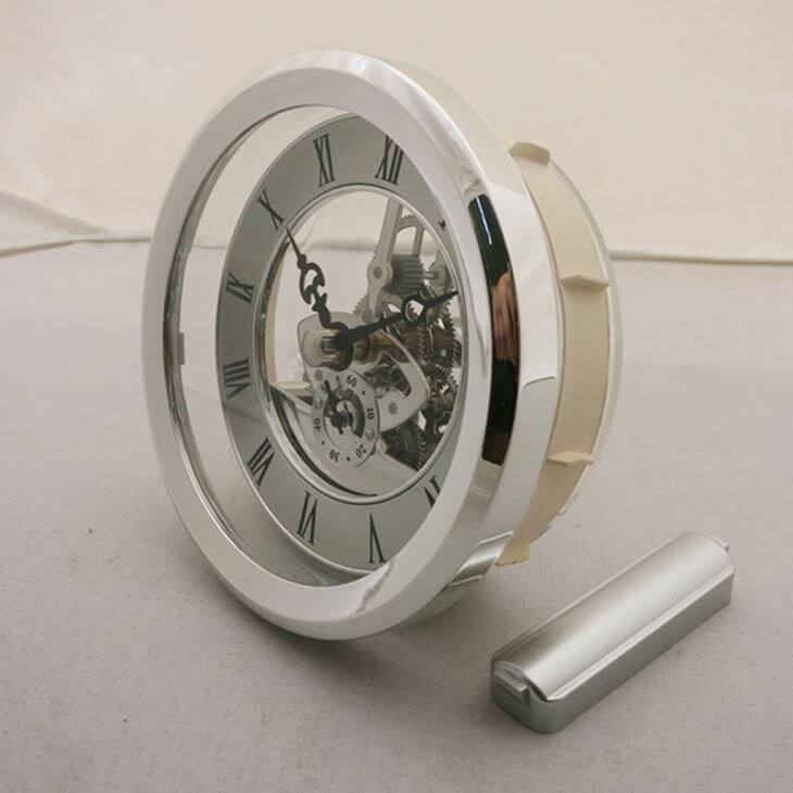103mm Metal Sliver Skeleton Clock Insert