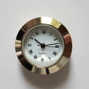 Chinese Diameter 25mm Gold Frame Clock Insert