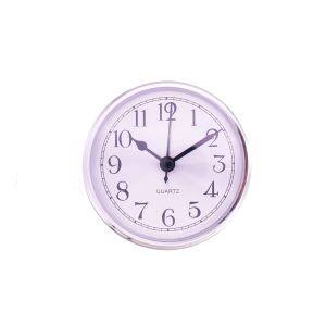 Txoj kab uas hla 90mm Silver Arabic Wall Clock Insert