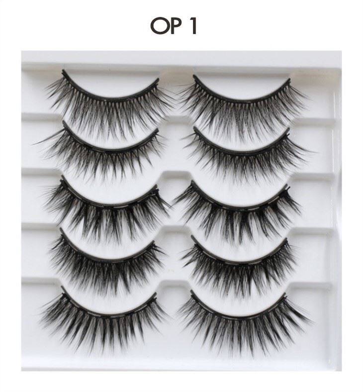 5 PAIRS MAGNETIC EYELASHES KIT OP1