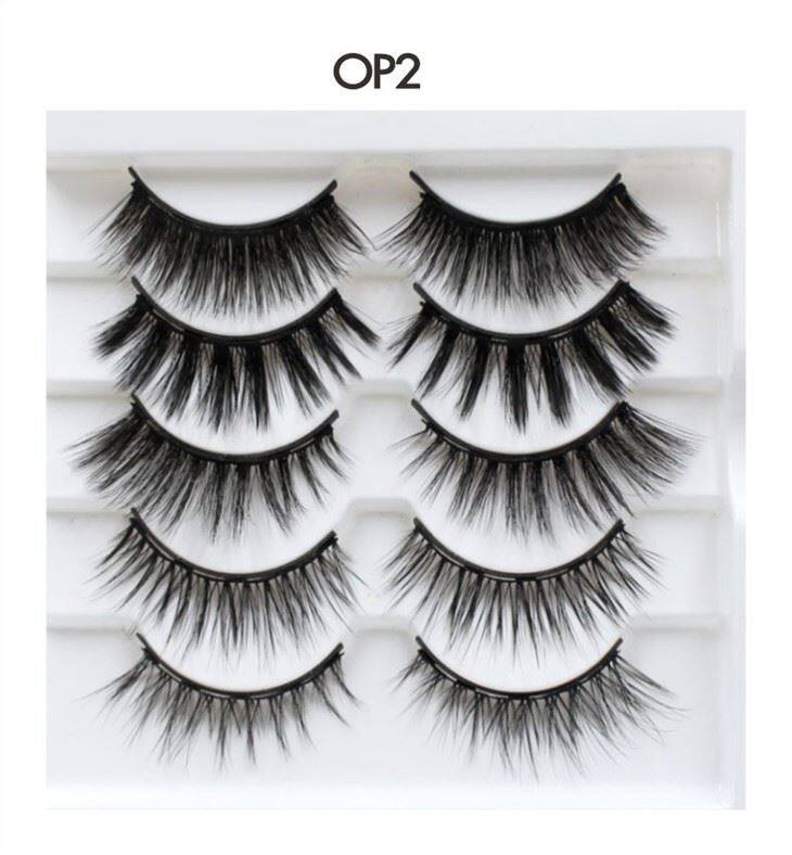 5 PAIRS MAGNETIC EYELASHES KIT OP2