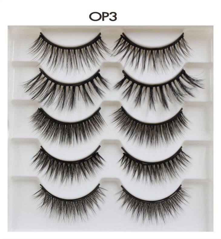 5 PAIRS MAGNETIC EYELASHES KIT OP3