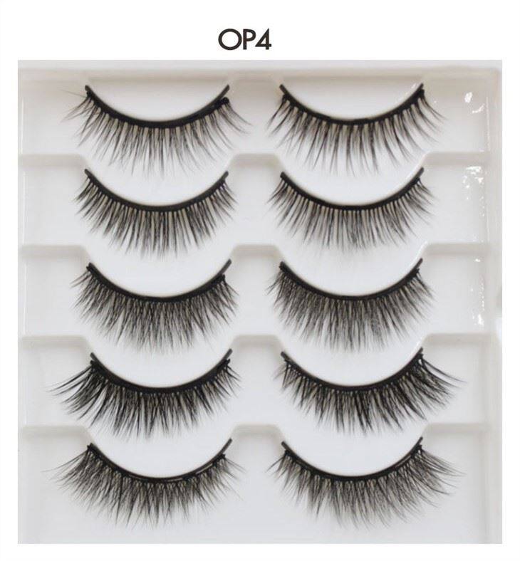 5 PAIRS MAGNETIC EYELASHES KIT OP4