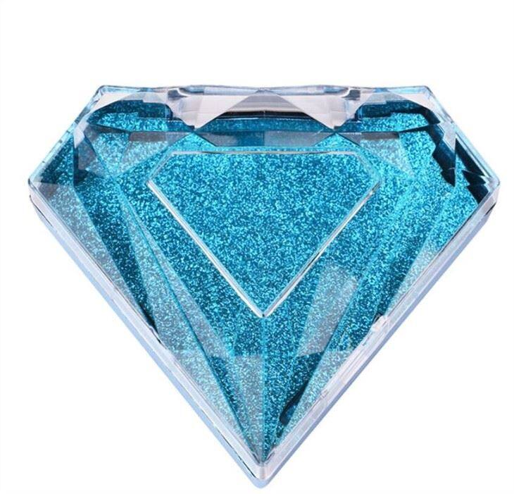 BLUE COLOR  EYELASHES PACKING