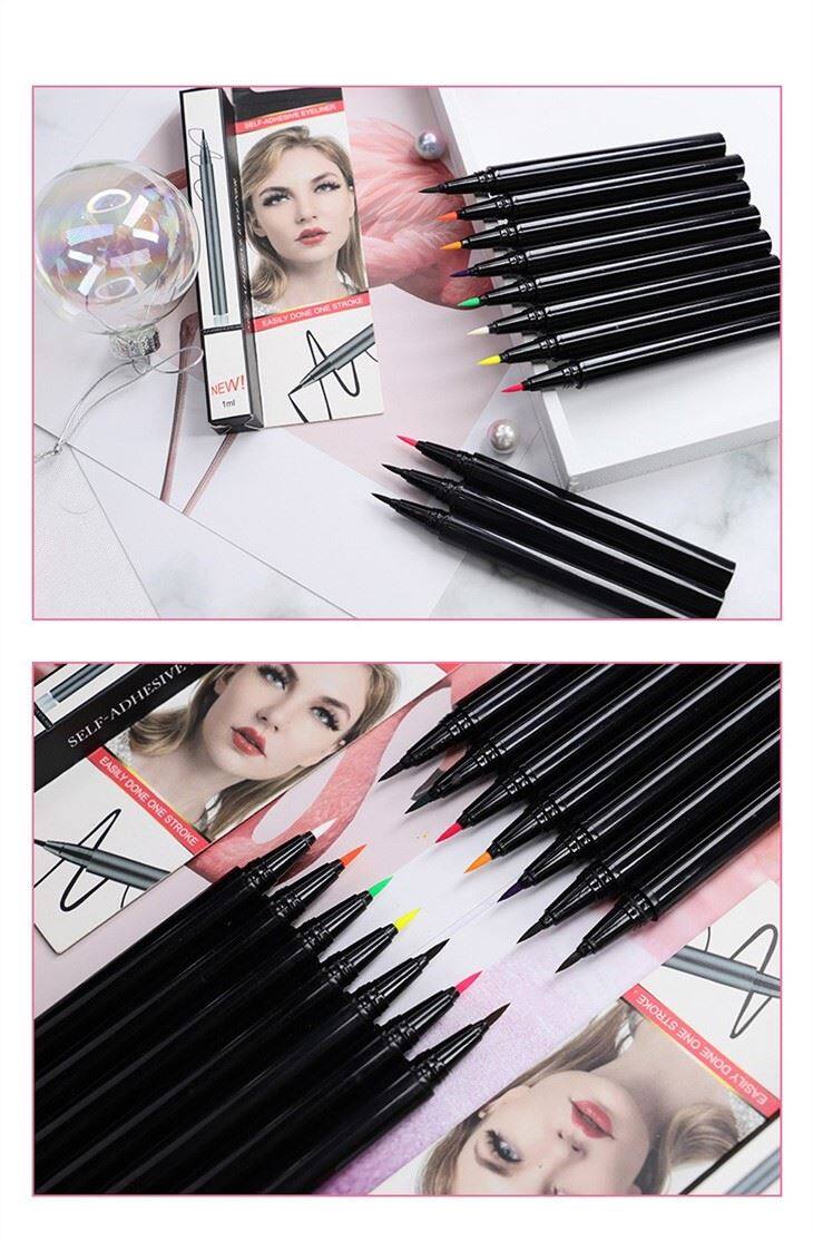 14 Colors Adhesive Eyeliner