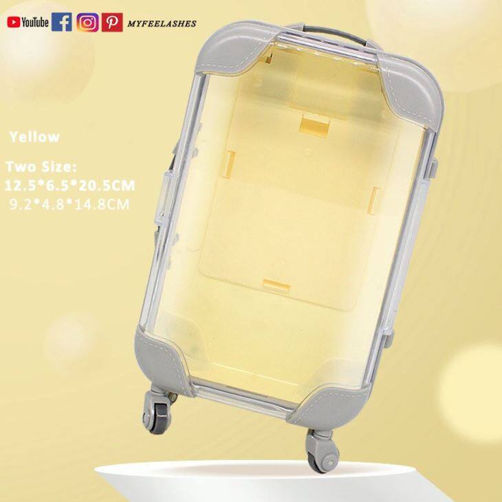 YELLOW LUGGAGE EYELASH PACKING