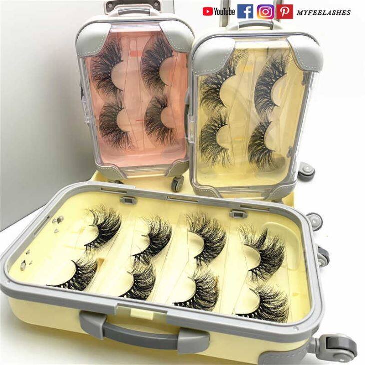 private lable eyelashes packing luggage style
