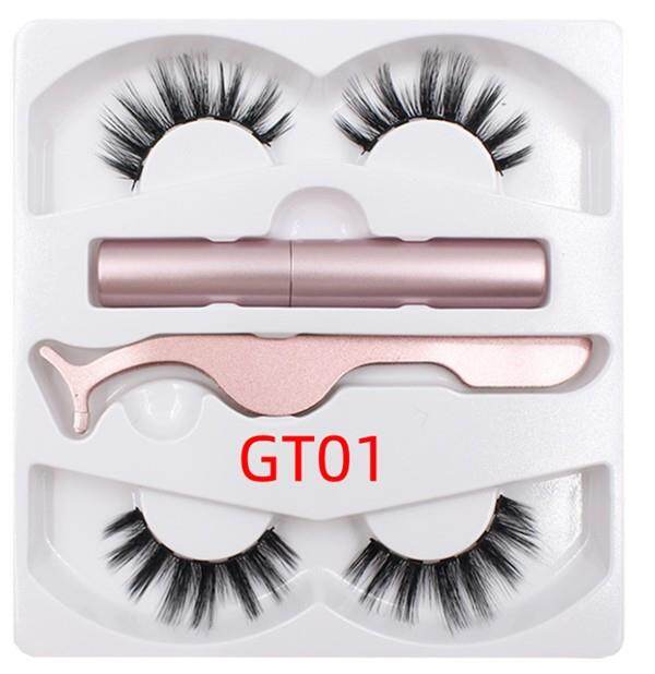 PINK COLOR MAGNETIC EYELINER WITH LASHES