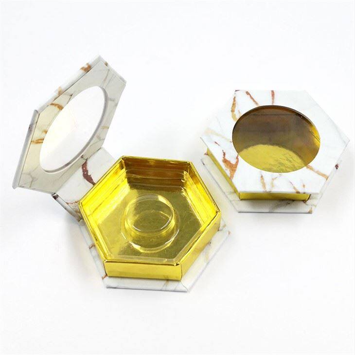 Hexagon Style Eyelashes Packing Cases