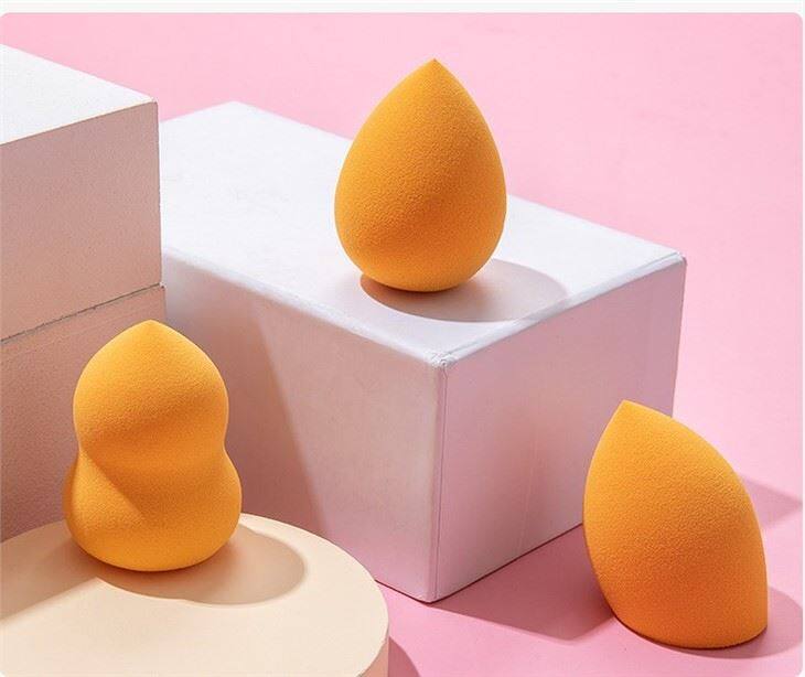 orange color sponges_