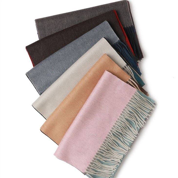 100% Cashmere Double Side Scarf